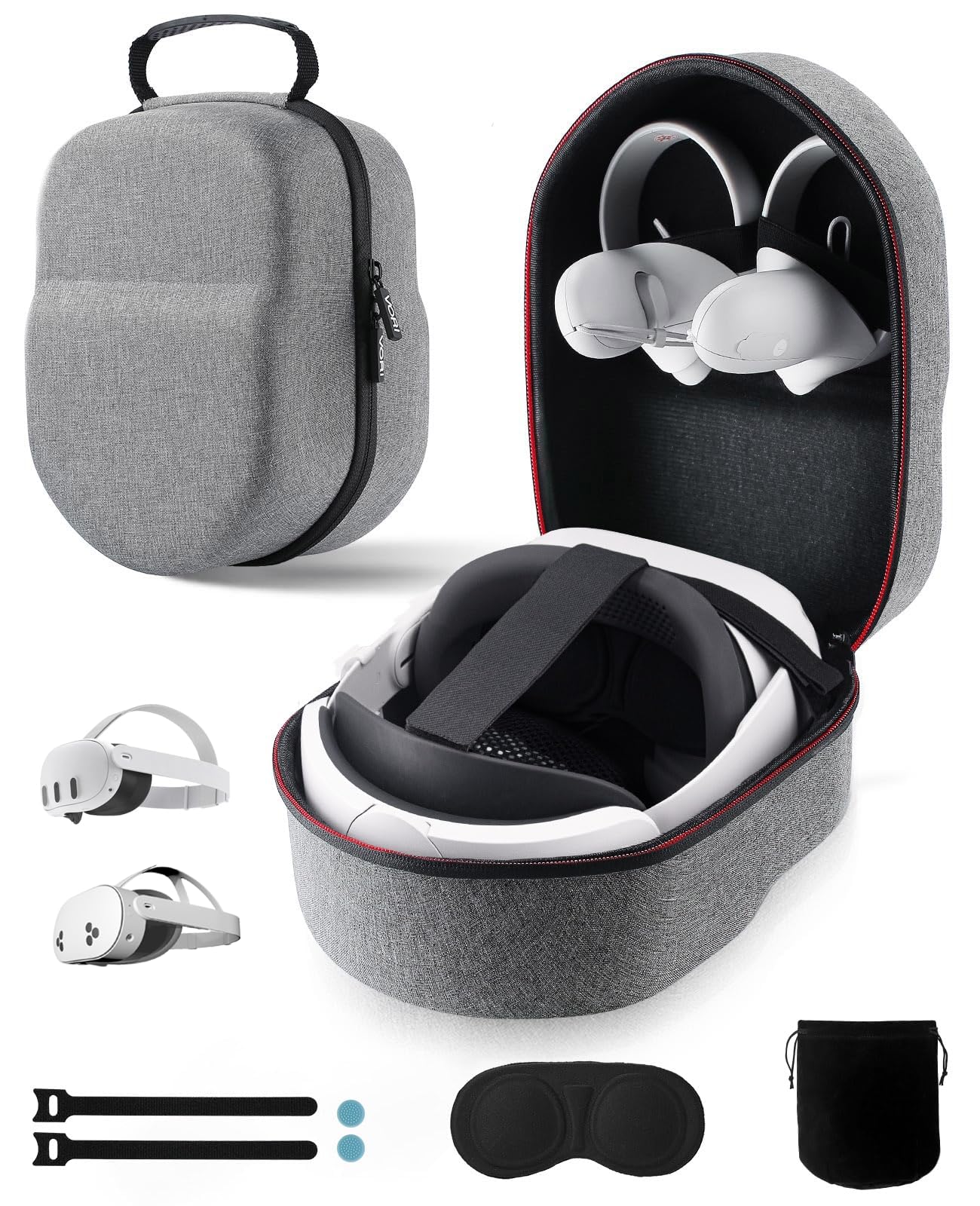 VORI Case para Meta Quest 3/Oculus Quest 2 Acessórios/Vision Pro
